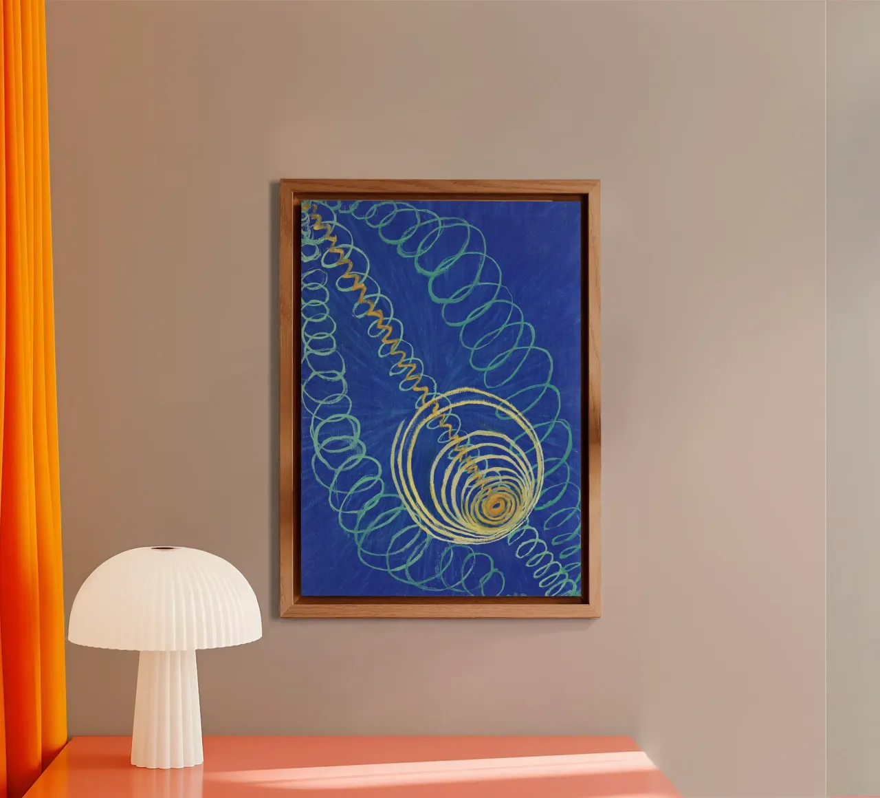 Caos primordiale n. 16 - Hilma af Klint alluminio dibond da Venus Art