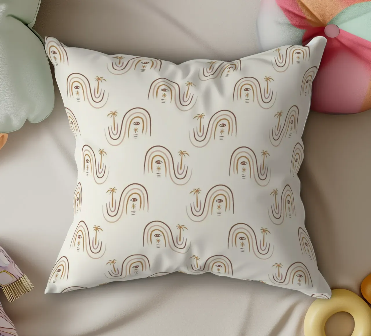 Summer Line Pattern No 01 cuscino da treechild