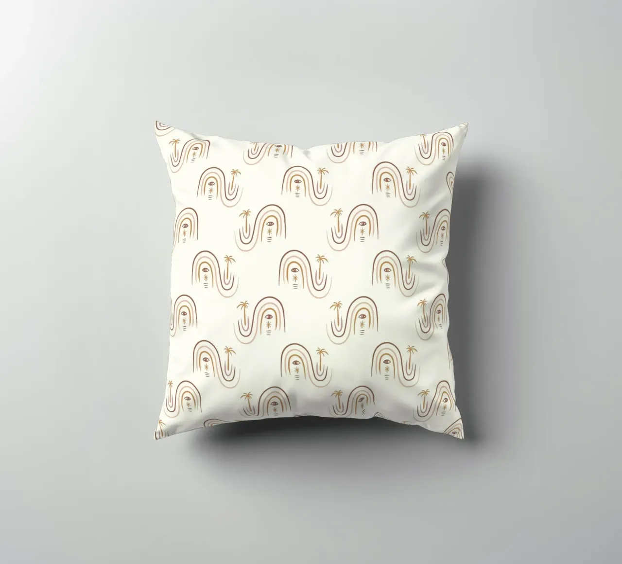 Summer Line Pattern No 01 decorative cushion by treechild