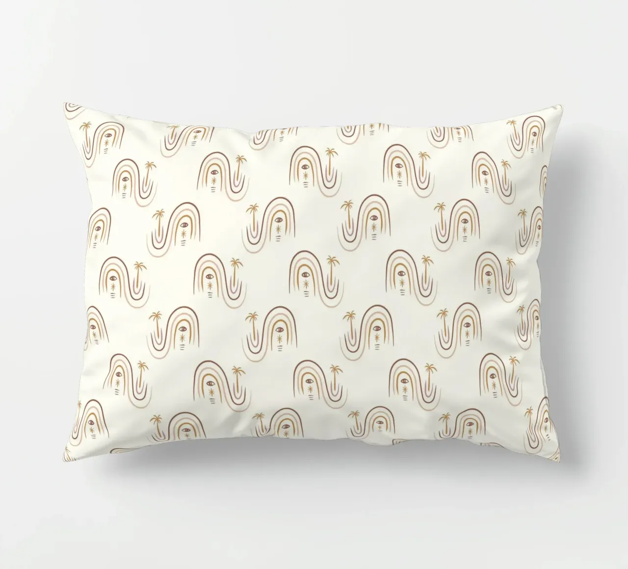 Summer Line Pattern No 01 decorative cushion by treechild