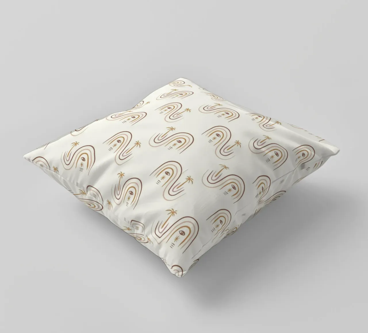 Summer Line Pattern No 01 decorative cushion by treechild