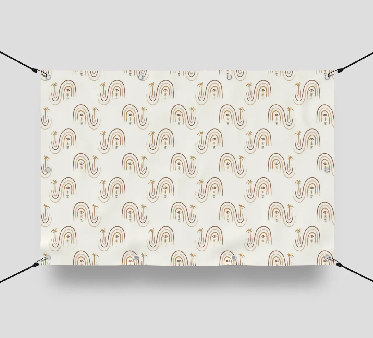 Summer Line Pattern No 01 lonas publicitarias de treechild