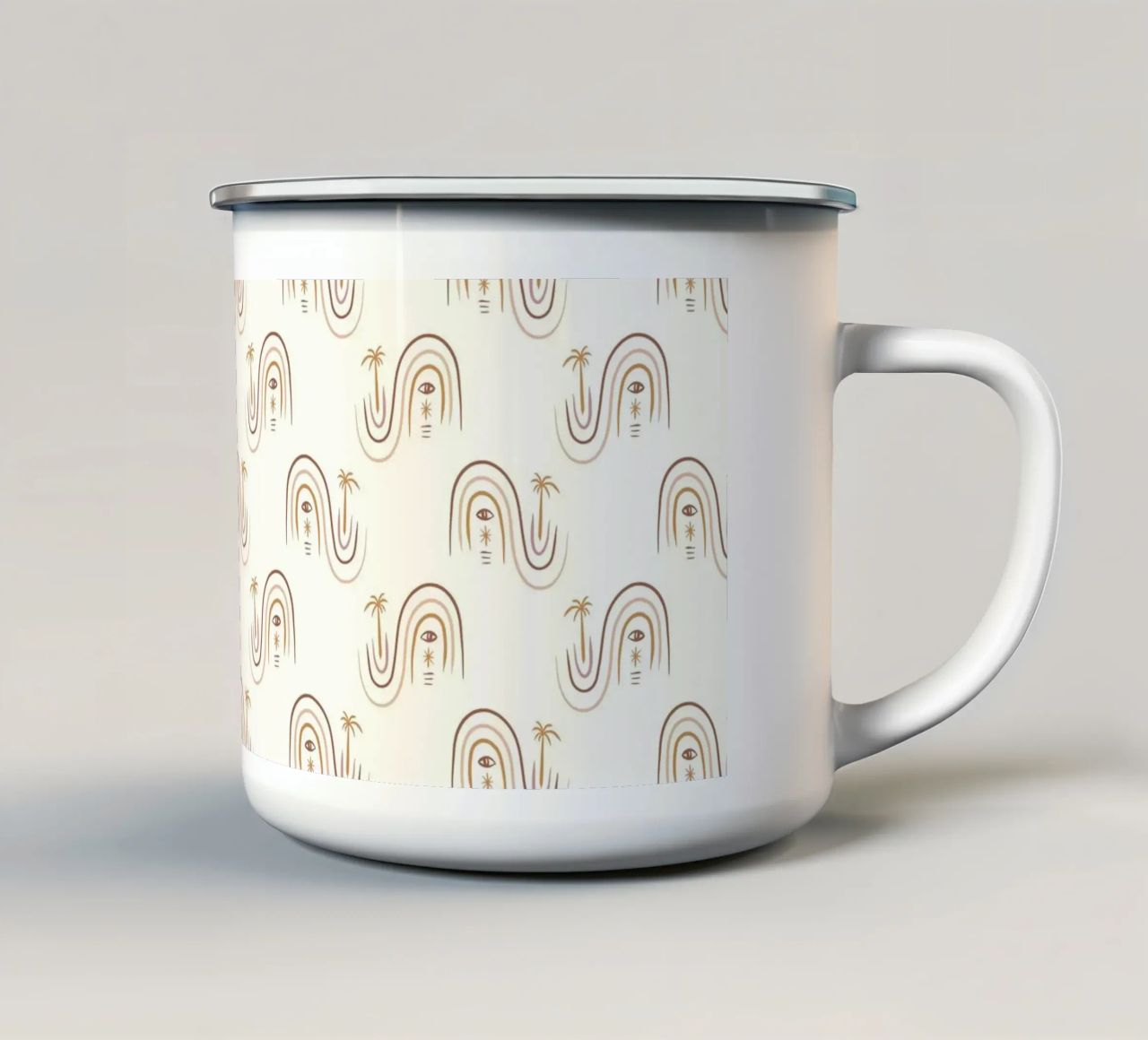 Summer Line Pattern No 01 tazza in smalto da treechild