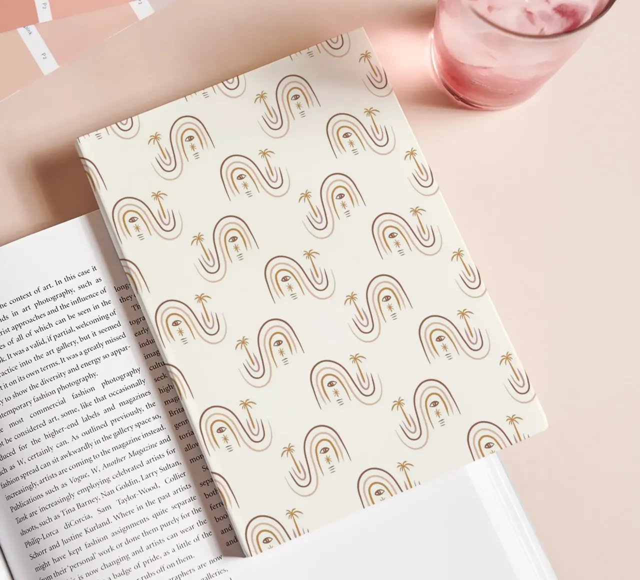 Summer Line Pattern No 01 notebook by treechild