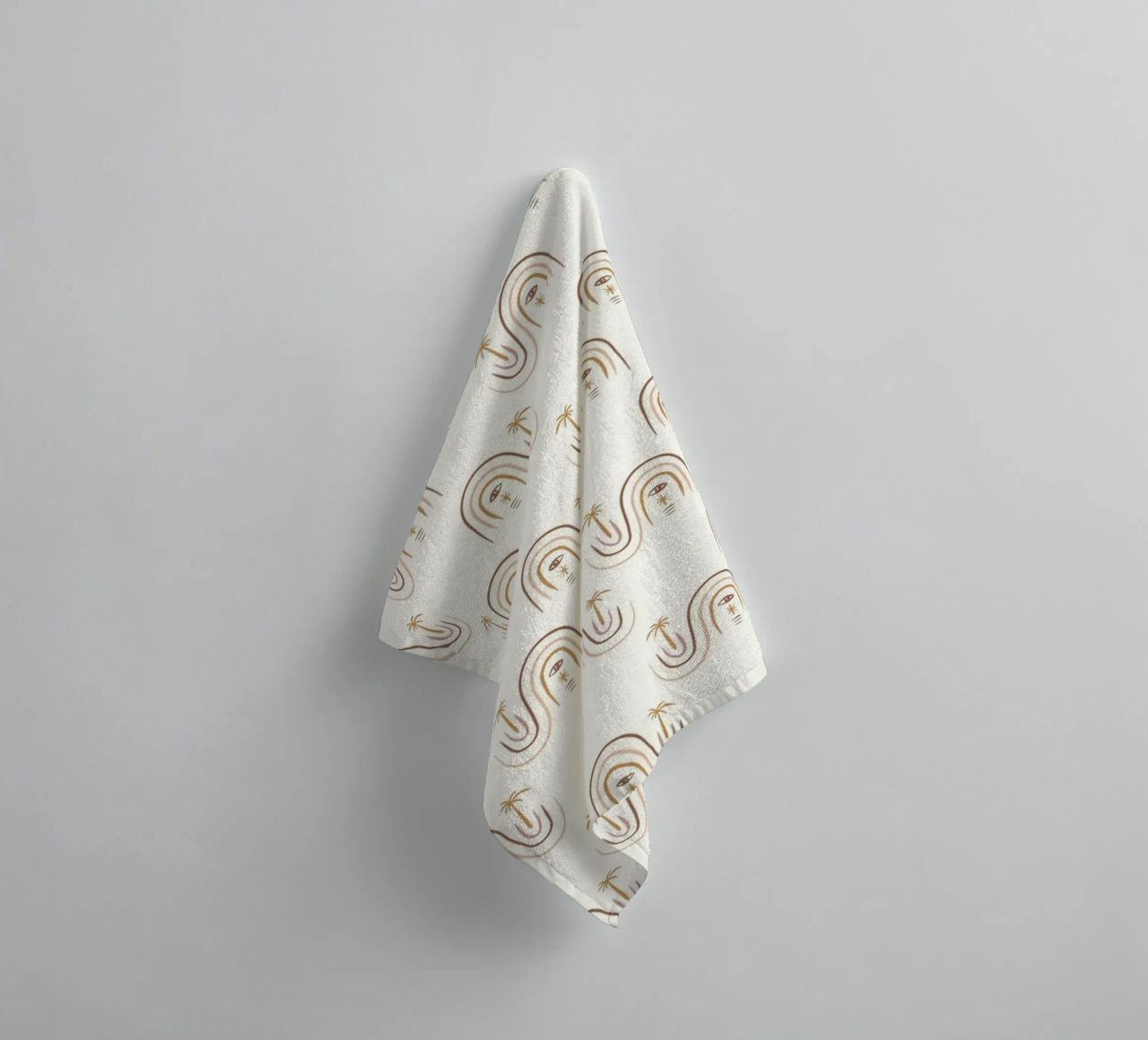 Summer Line Pattern No 01 asciugamano da bagno da treechild