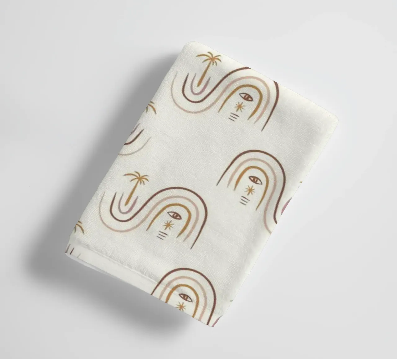 Summer Line Pattern No 01 asciugamano da bagno da treechild