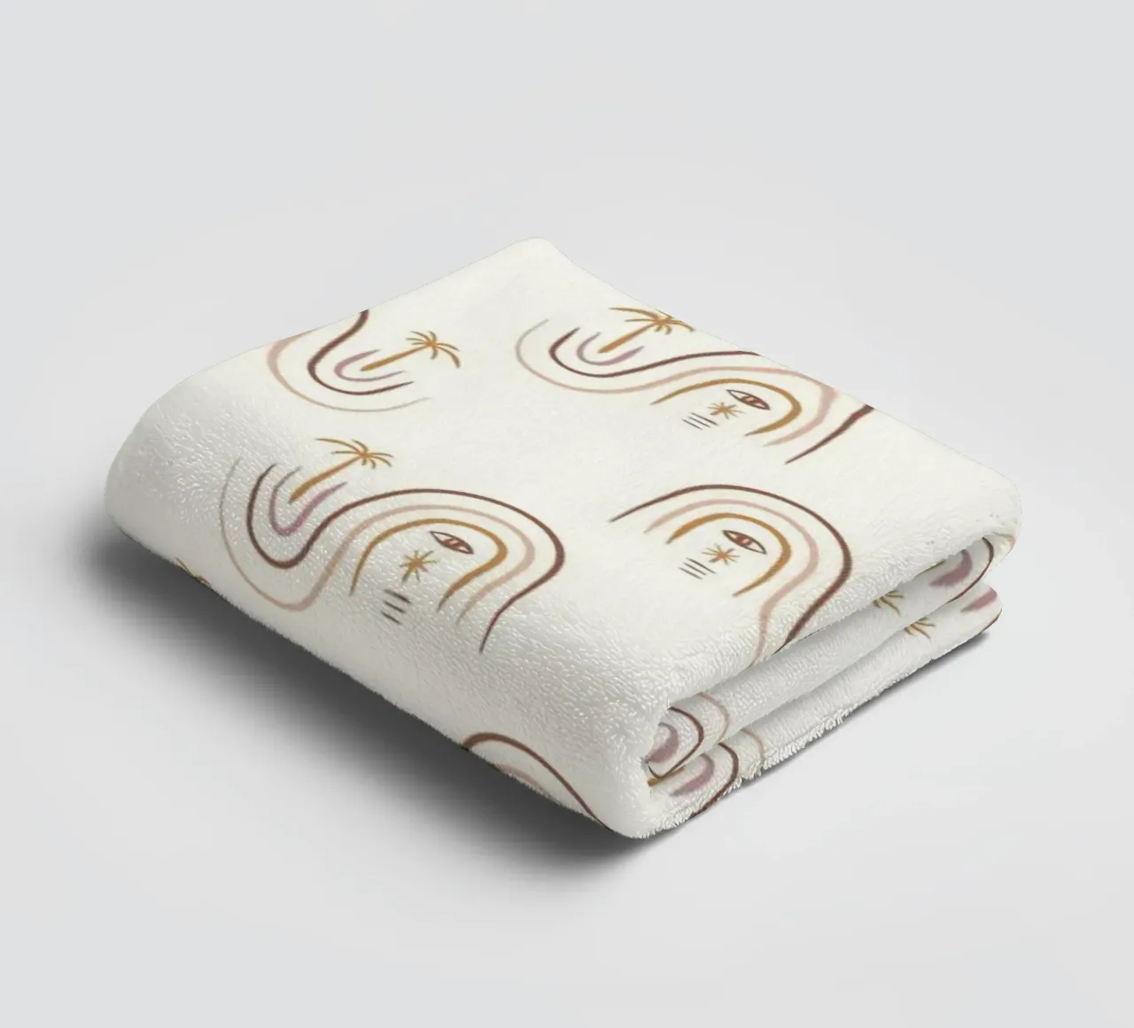 Summer Line Pattern No 01 asciugamano da bagno da treechild