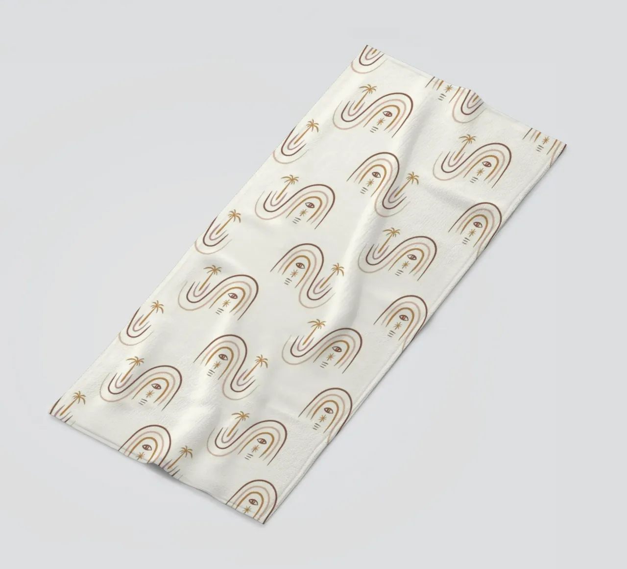 Summer Line Pattern No 01 beach towel by treechild