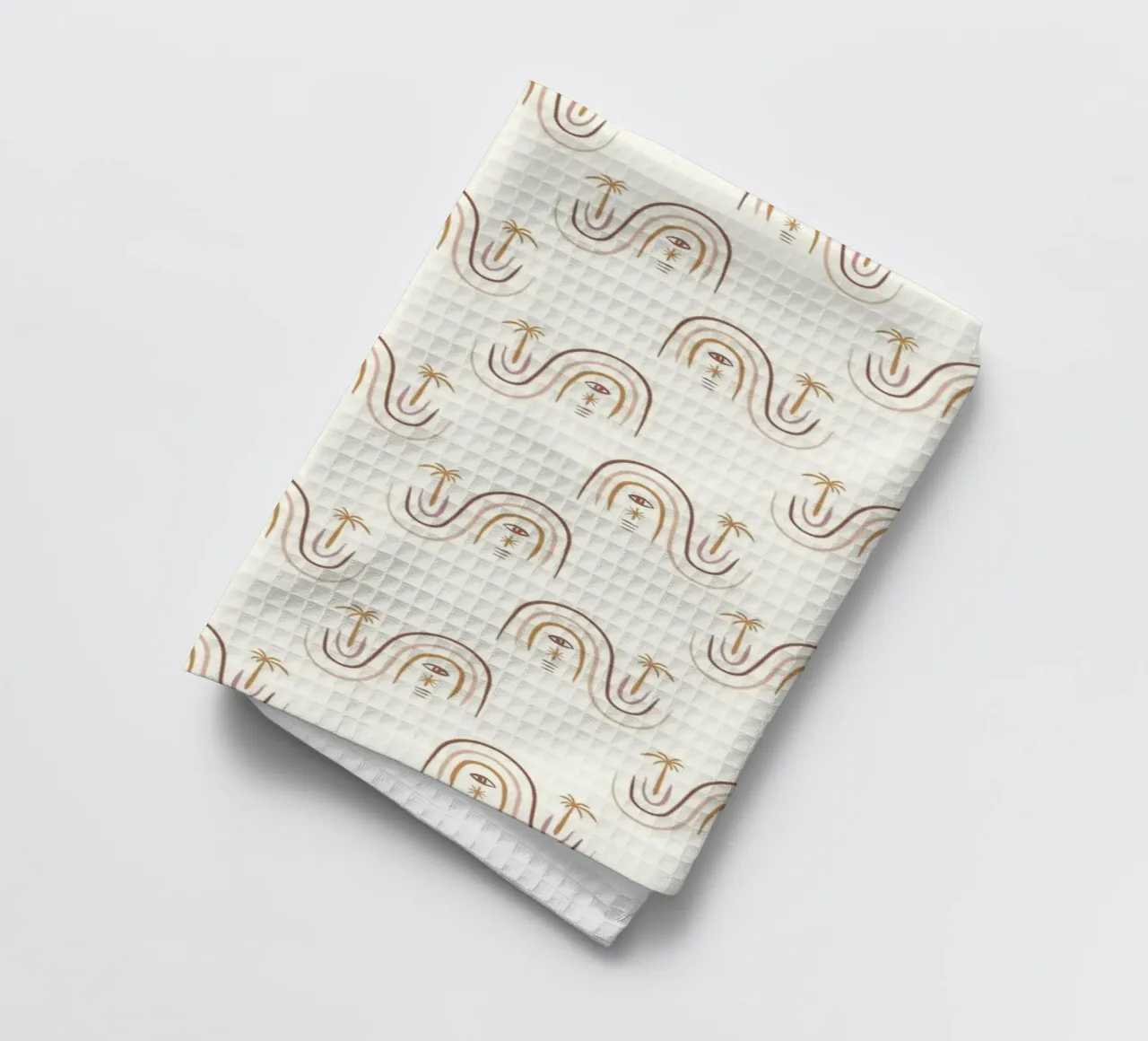 Summer Line Pattern No 01 canovaccio da cucina da treechild