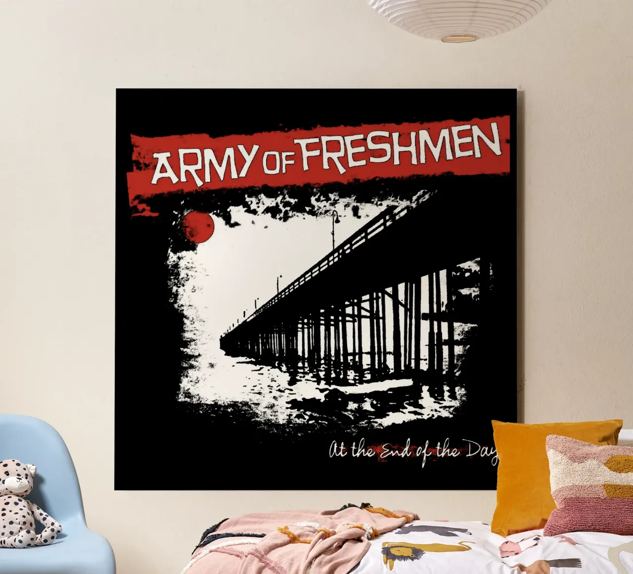 Army of Freshmen - At The End Of The Day alluminio dibond da kiwirsemplok