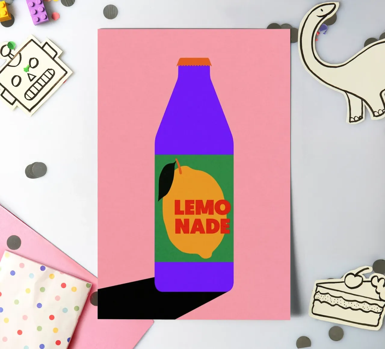 Lemo Nade sticker sheet by Rosi Feist