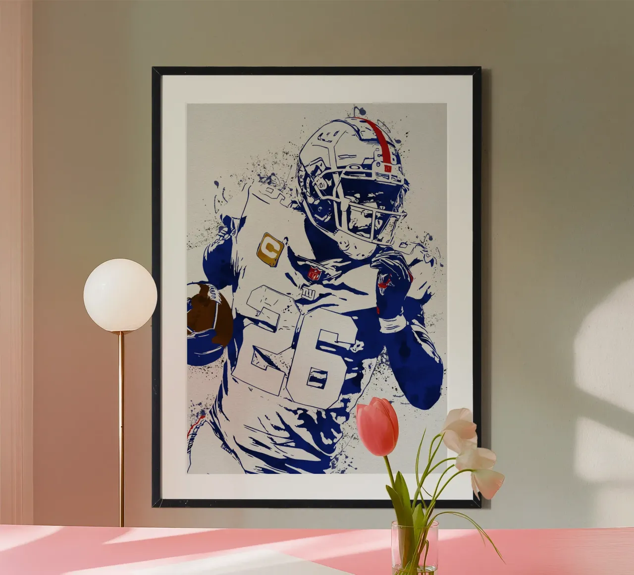 Saquon Barkley carta hahnemühle da tenten