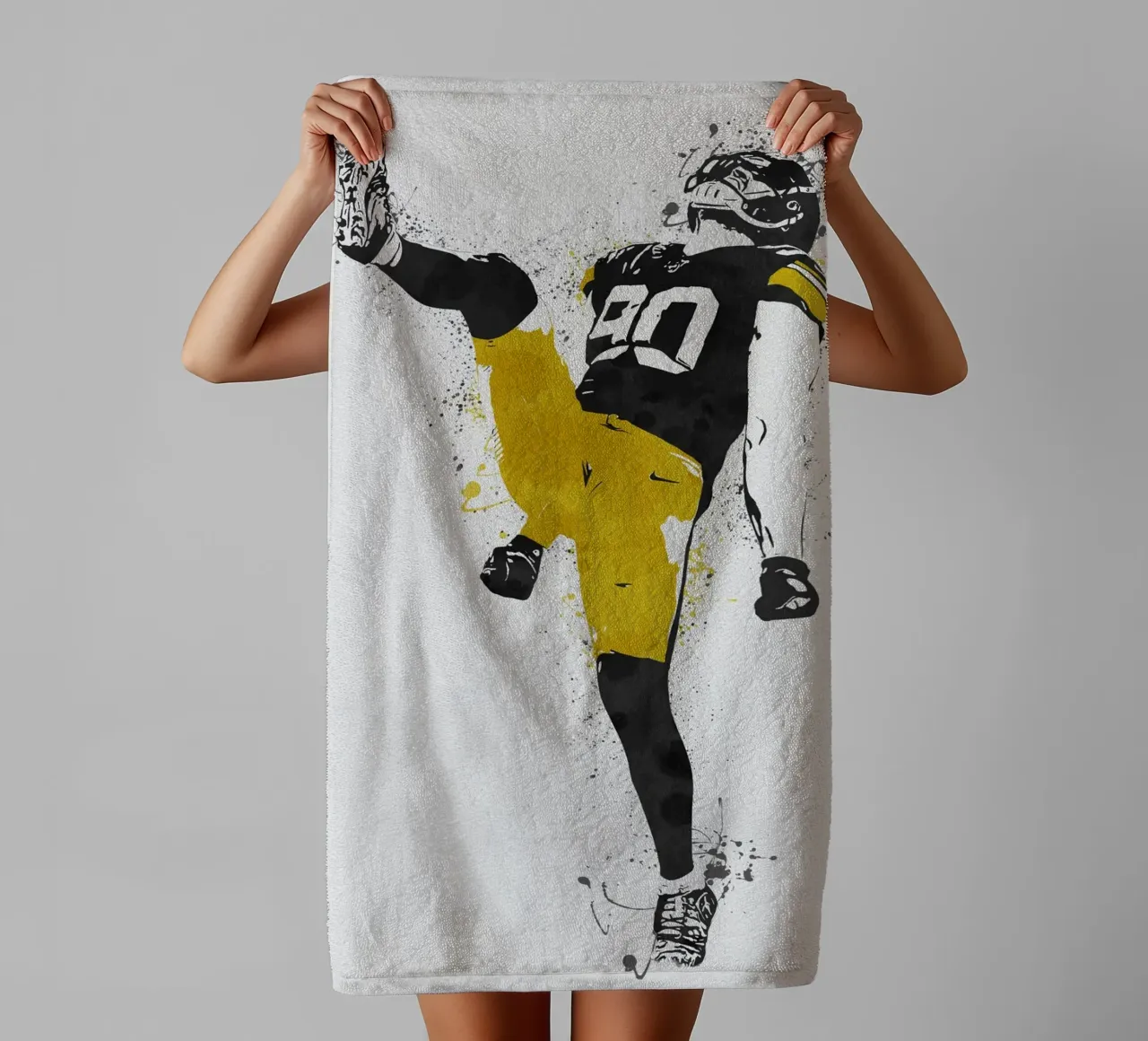 T.J. Watt asciugamano da bagno da tenten