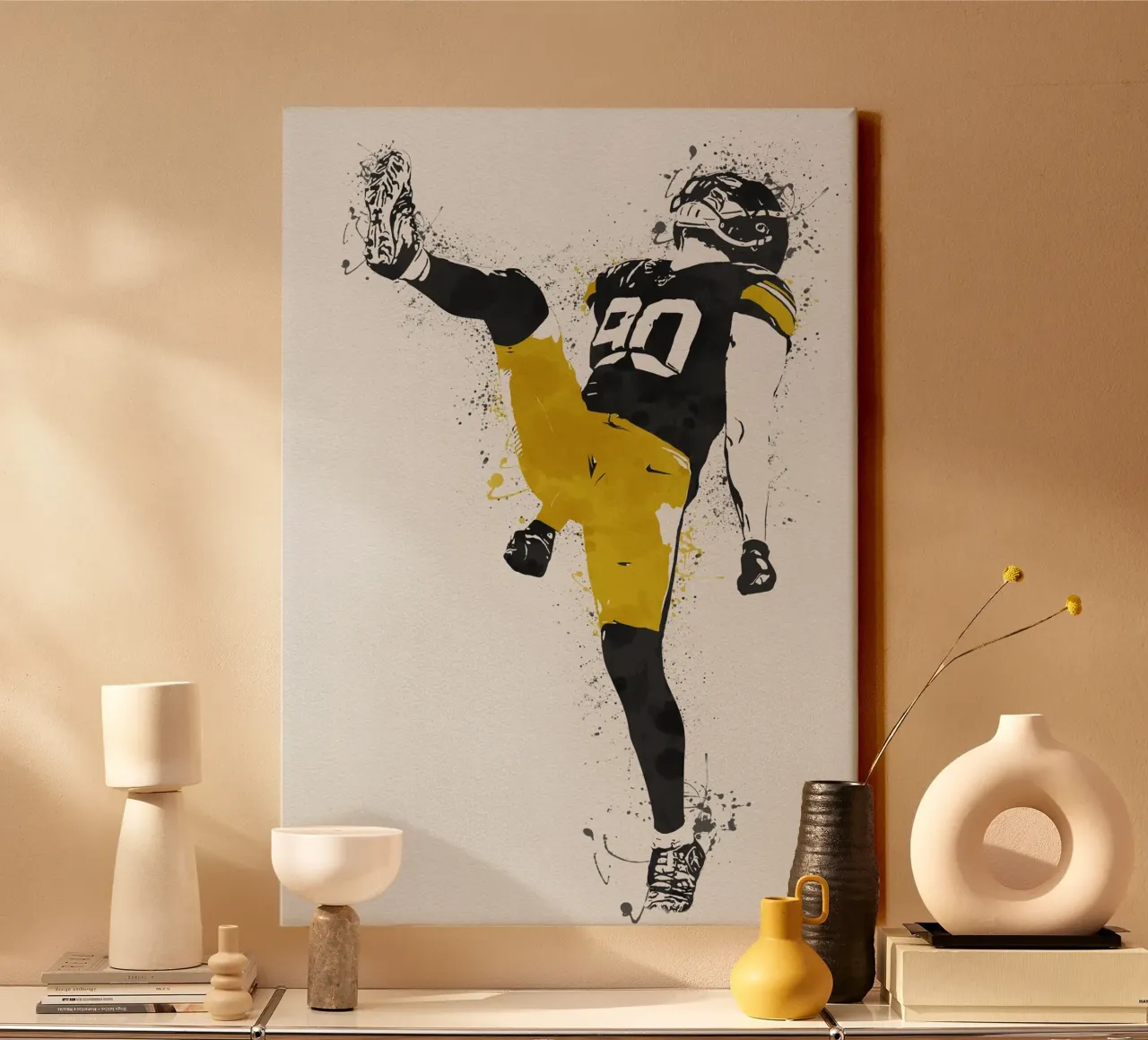 T.J. Watt canvas by tenten