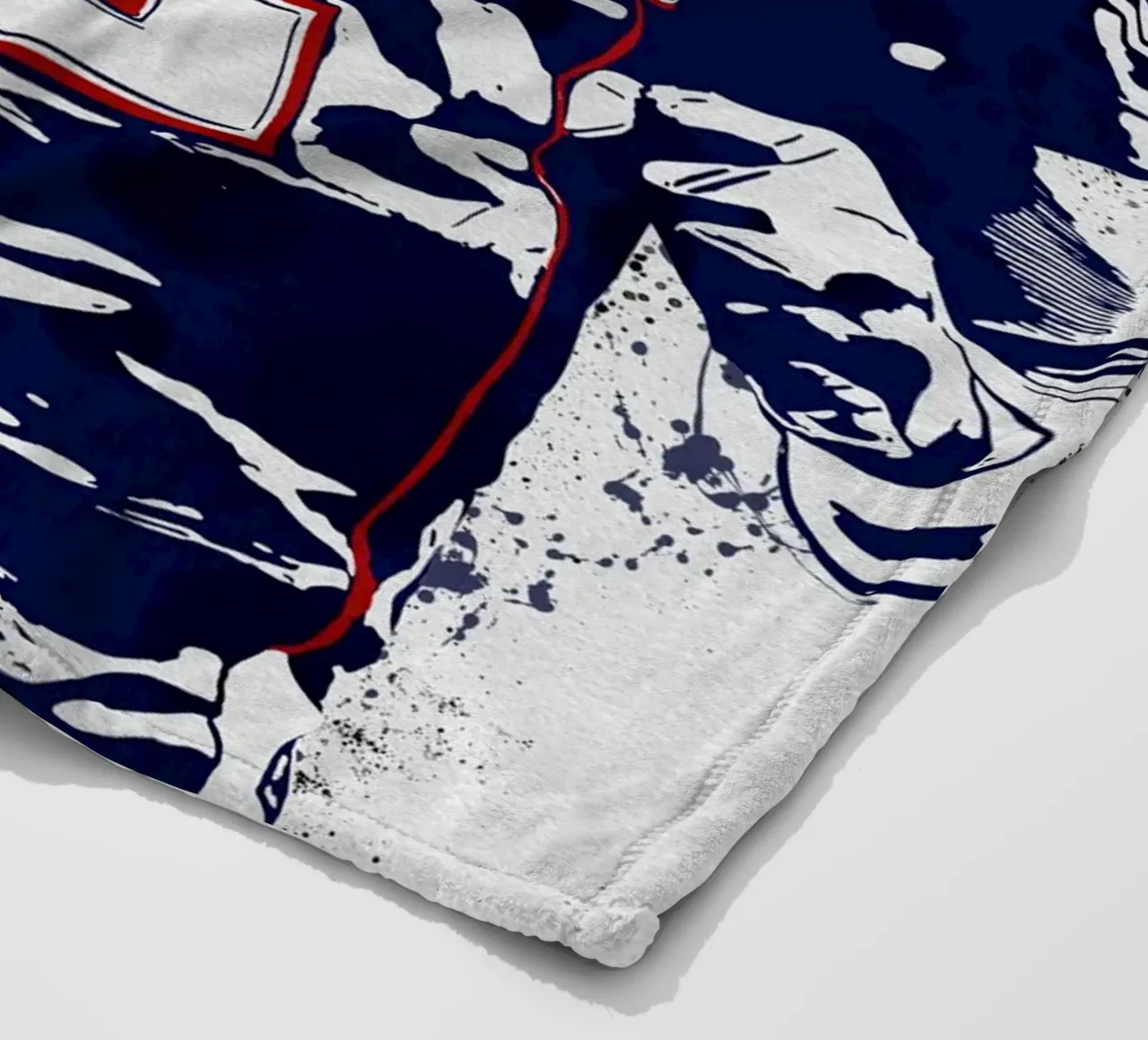 Tom Brady 1 fleece blanket by tenten