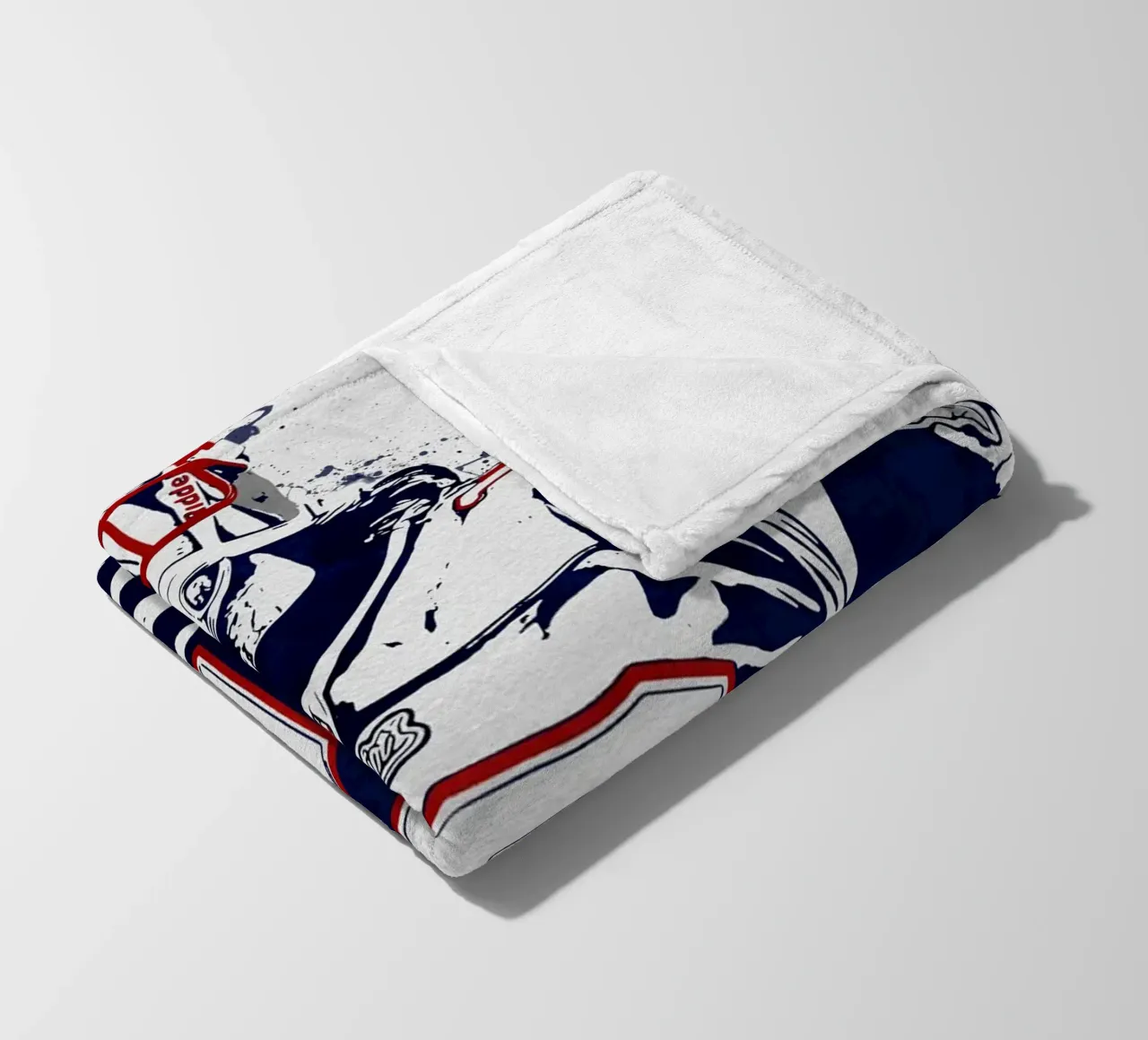 Tom Brady 1 fleece blanket by tenten