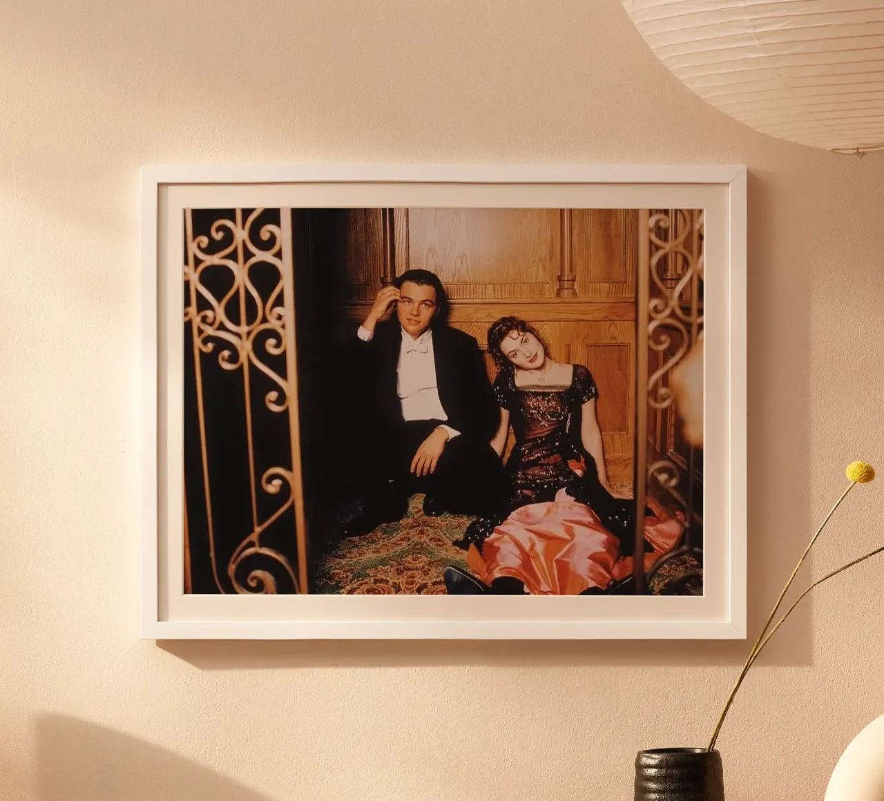 Titanic poster con telaio in legno da Attaboy Dsgn