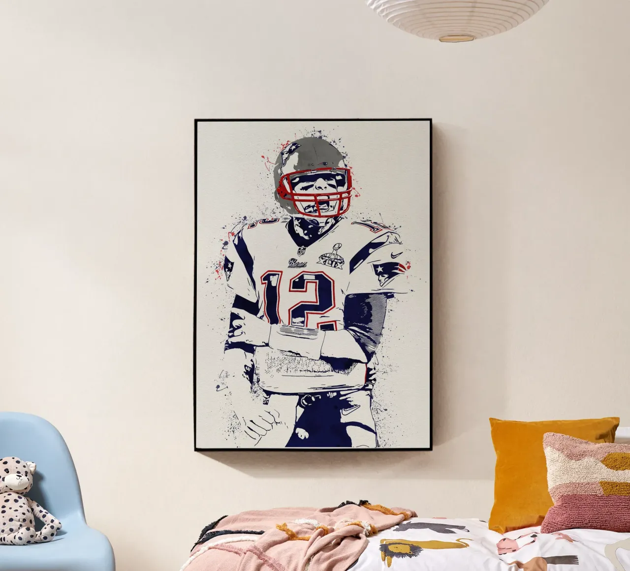 Tom Brady plexiglass da tenten