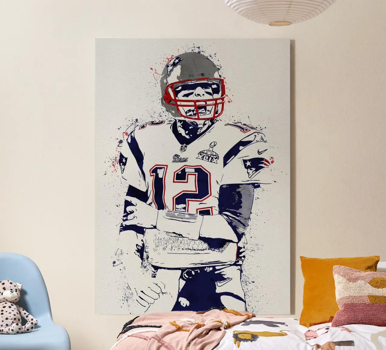 Tom Brady plexiglass da tenten