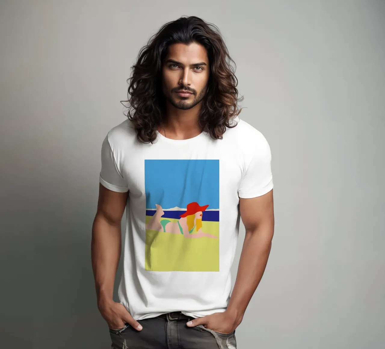 On The Beach t-shirt da Rosi Feist