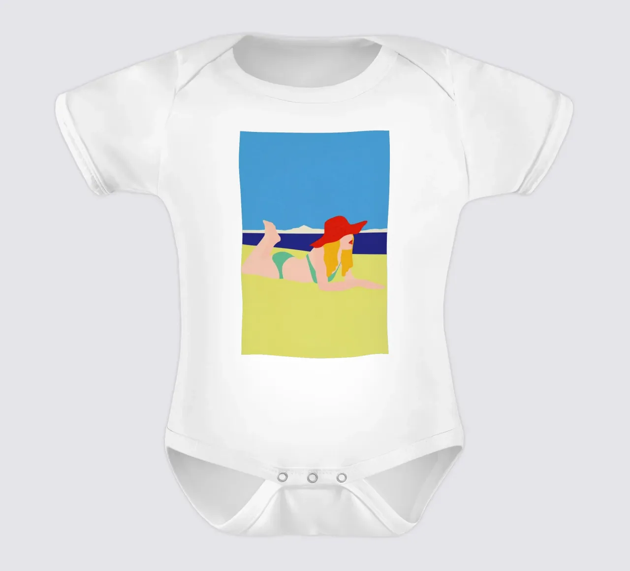 On The Beach body neonato maniche corte da Rosi Feist