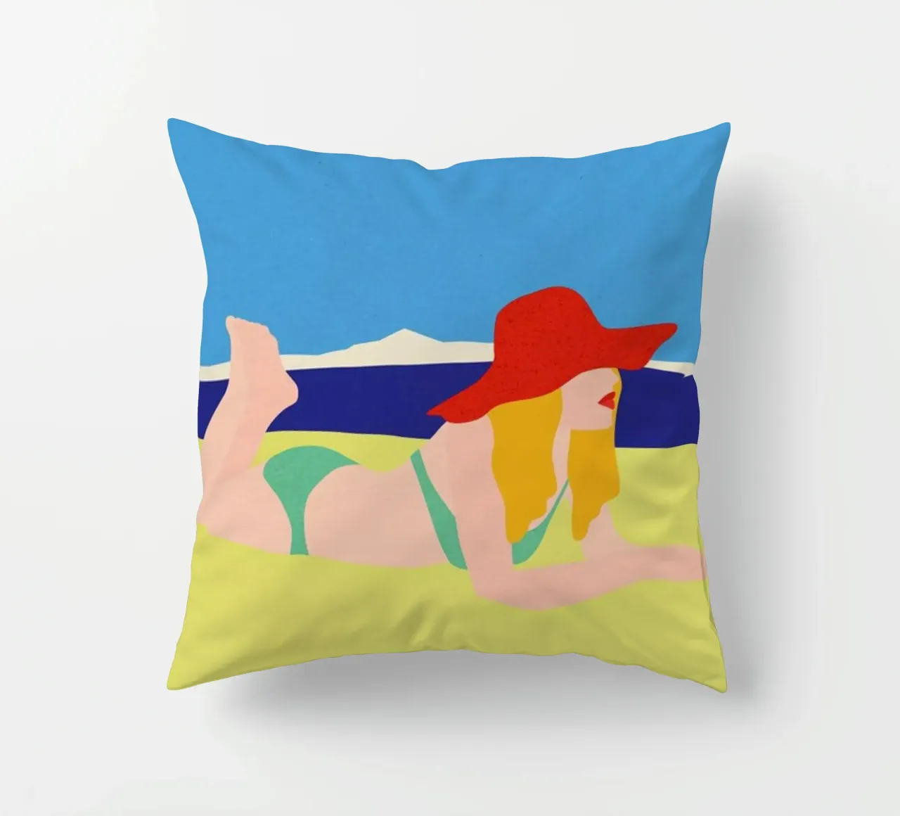 On The Beach cuscino da Rosi Feist