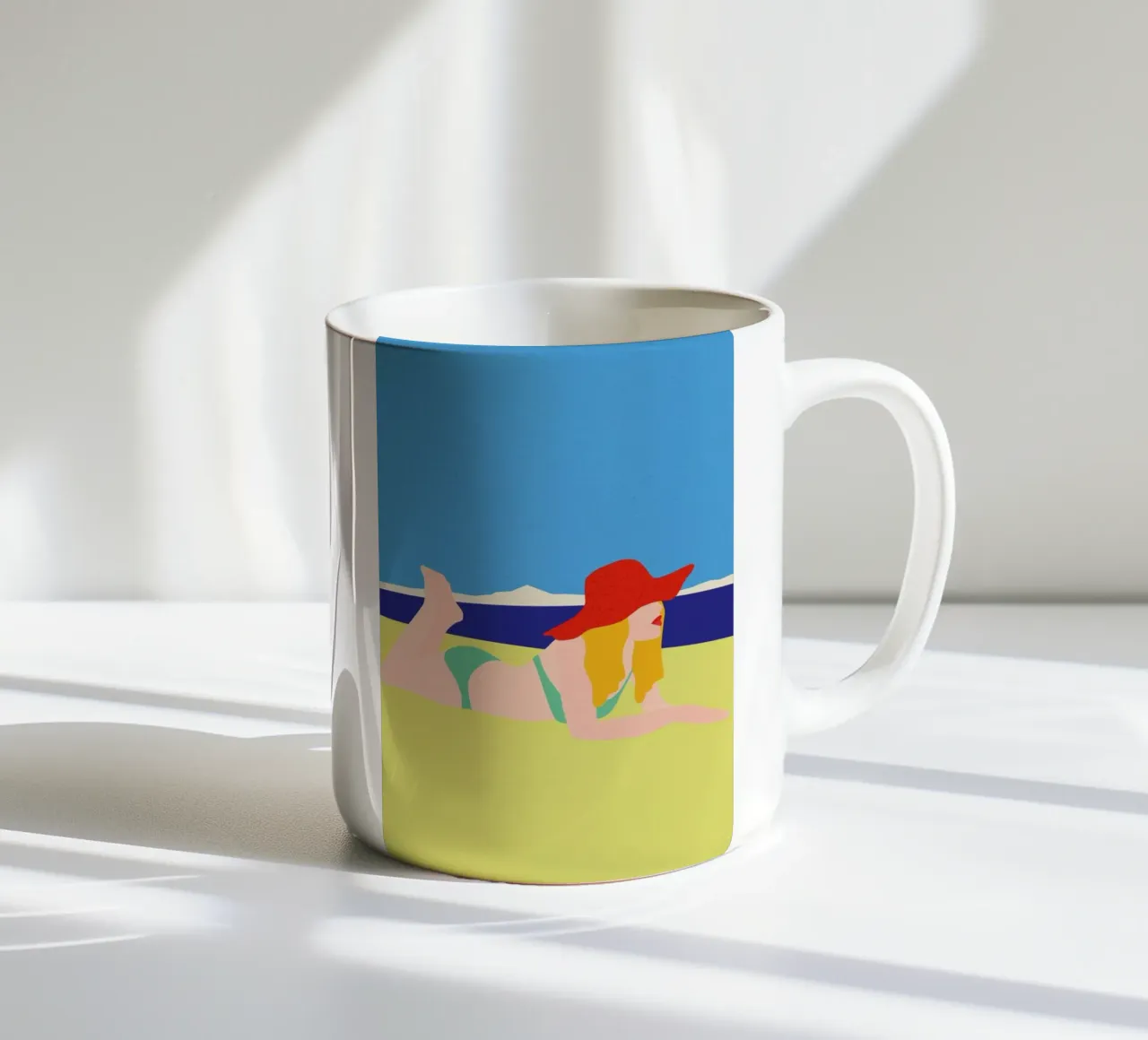 On The Beach tazza in ceramica da Rosi Feist