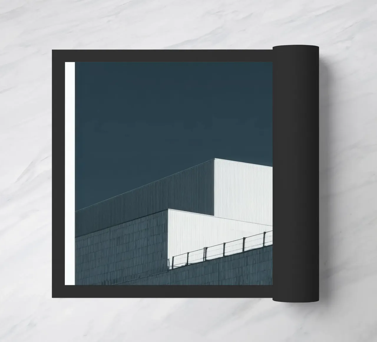 Helsinki - Linee pure sotto un cielo denso zerbino da Affiches Minimalistes