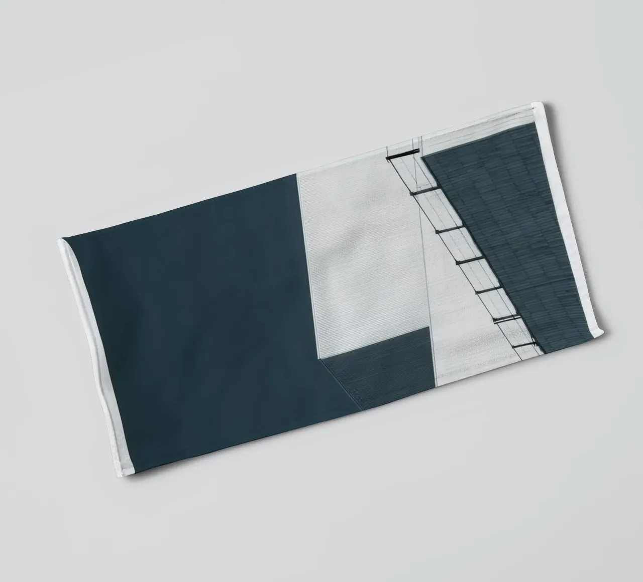 Helsinki - Pure lines under a dense sky towel by Minimalistic