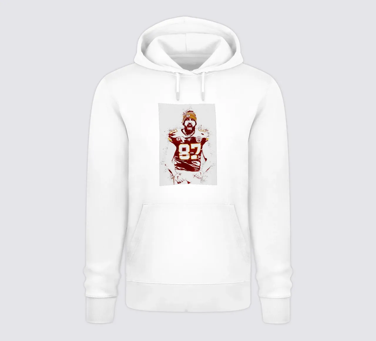 Travis Kelce felpa con cappuccio da tenten