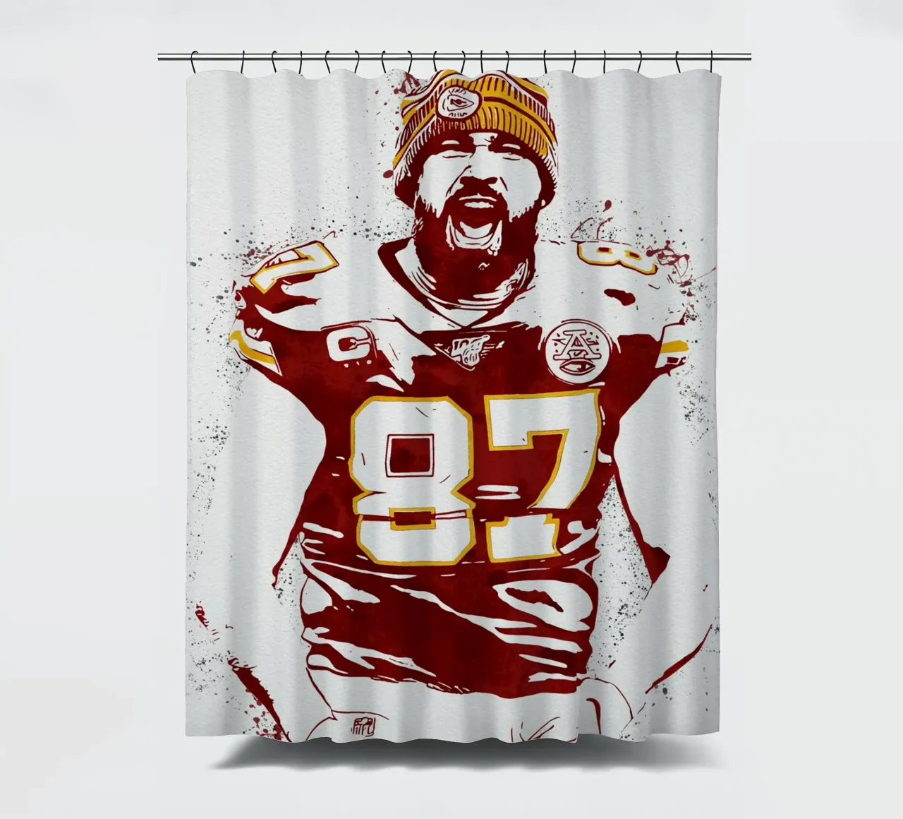 Travis Kelce tenda da doccia da tenten