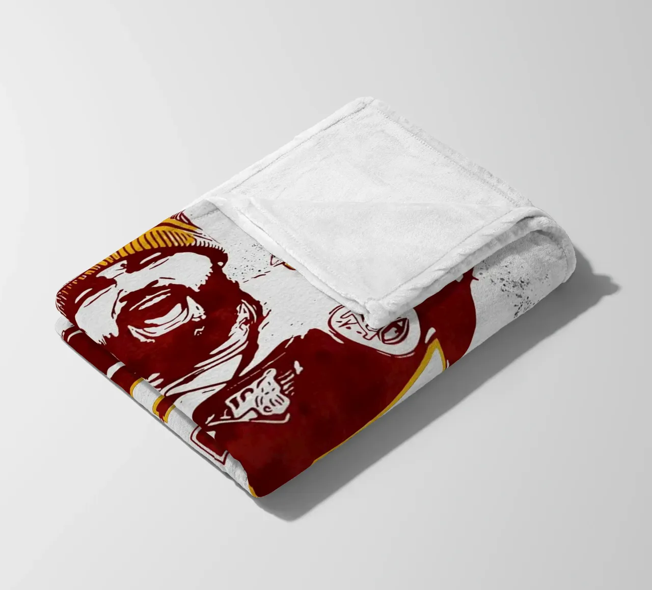 Travis Kelce coperta in pile da tenten
