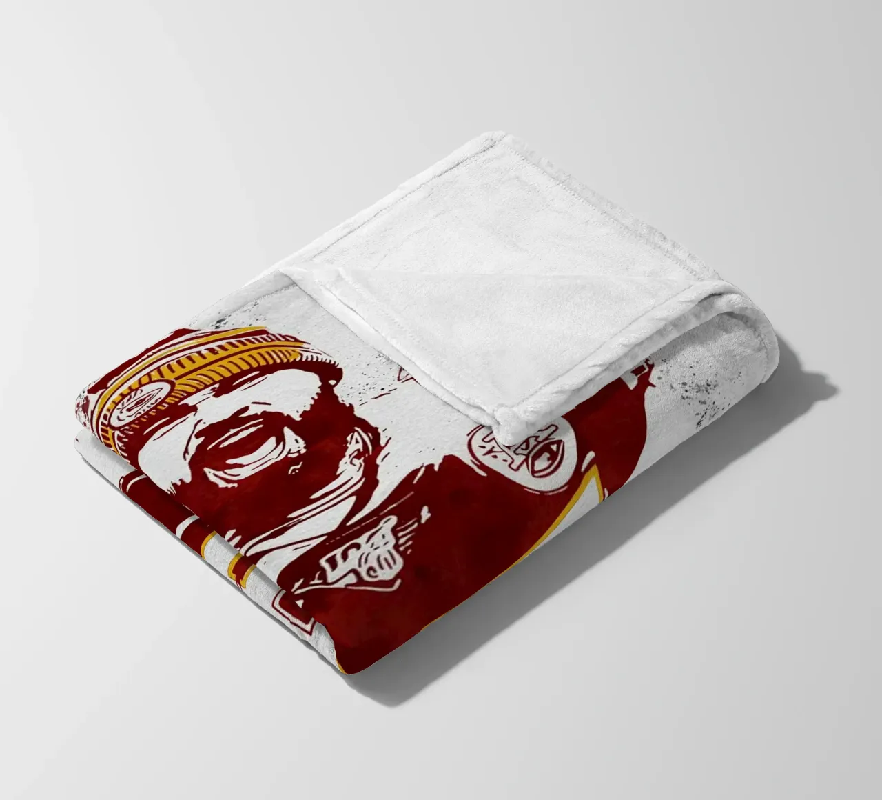 Travis Kelce coperta in pile da tenten
