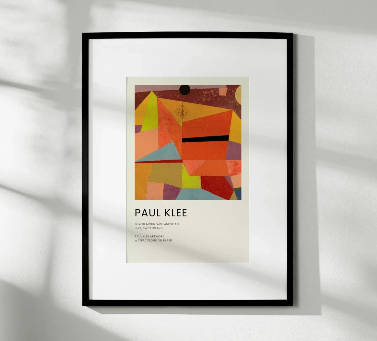 Klee - Joyful Mountain Landscape Poster von Vintage by JUNIQE