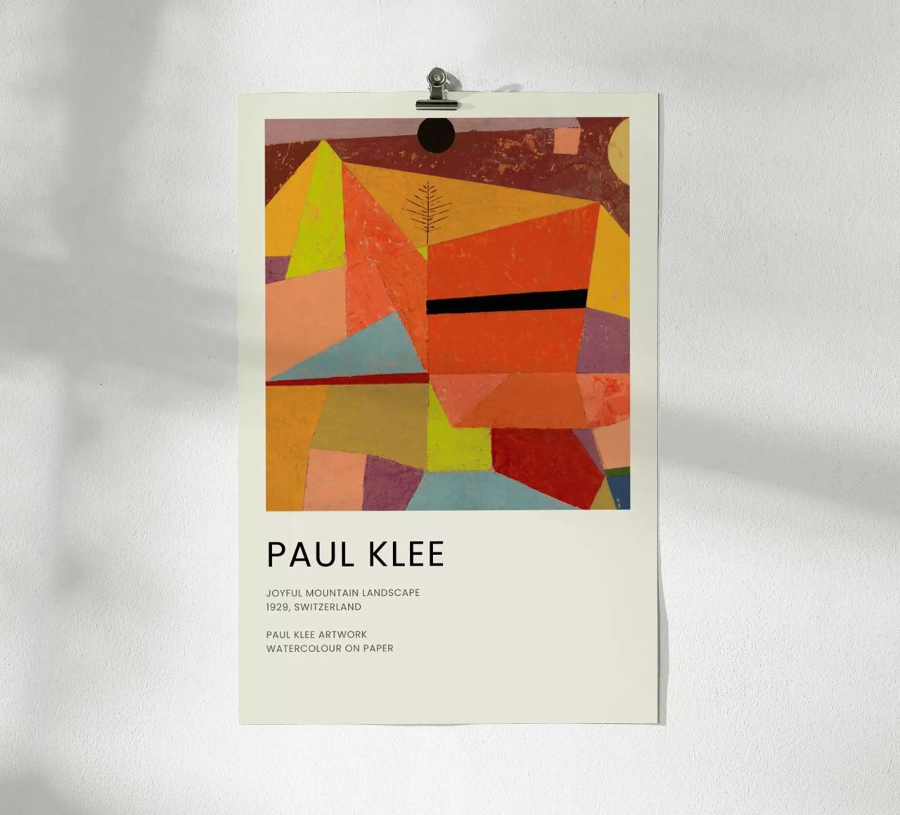 Klee - Joyful Mountain Landscape Poster von Vintage by JUNIQE