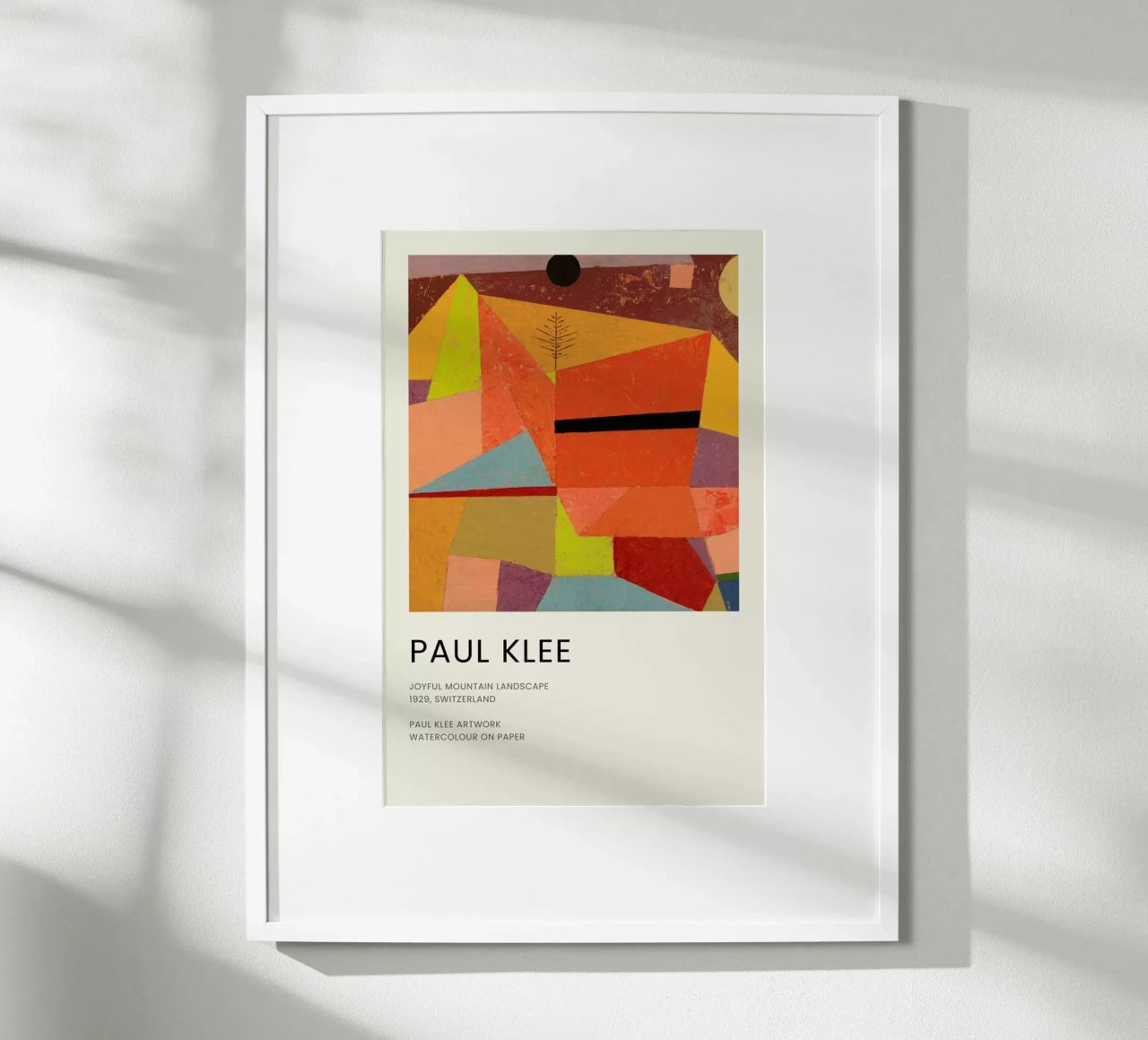 Klee - Joyful Mountain Landscape Poster von Vintage by JUNIQE