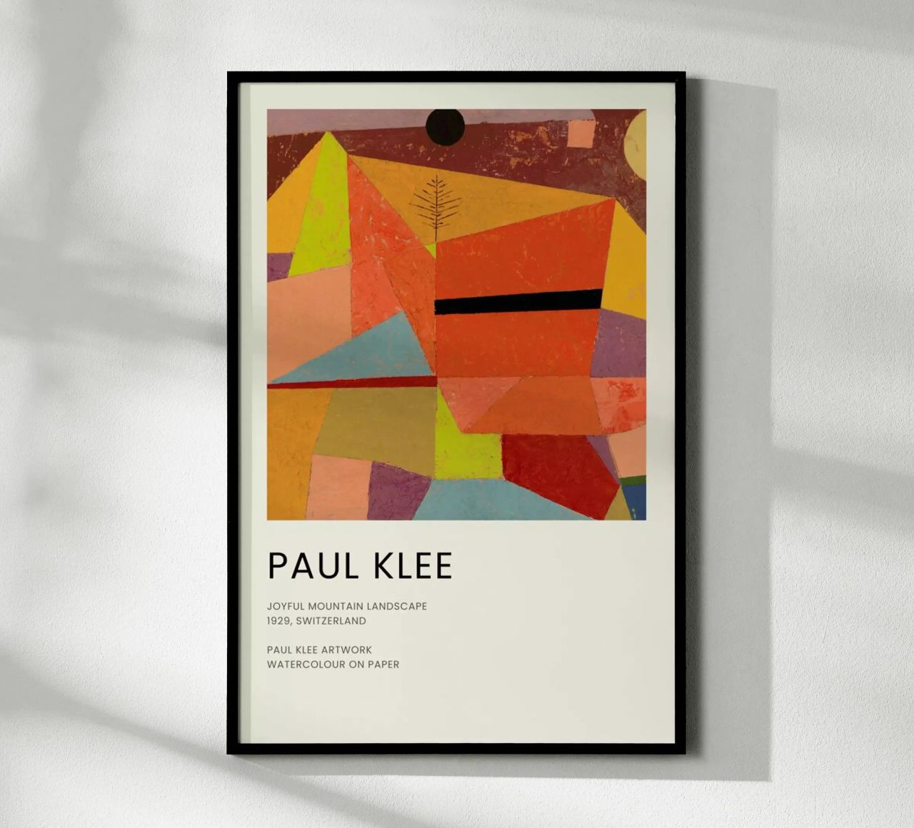 Klee - Joyful Mountain Landscape Poster von Vintage by JUNIQE