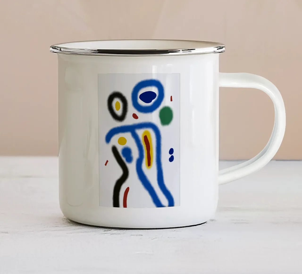 Coppia cosmica tazza in smalto da Little Dean