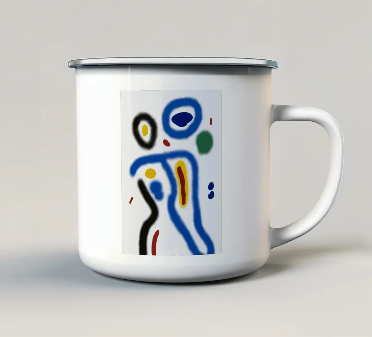 Coppia cosmica tazza in smalto da Little Dean