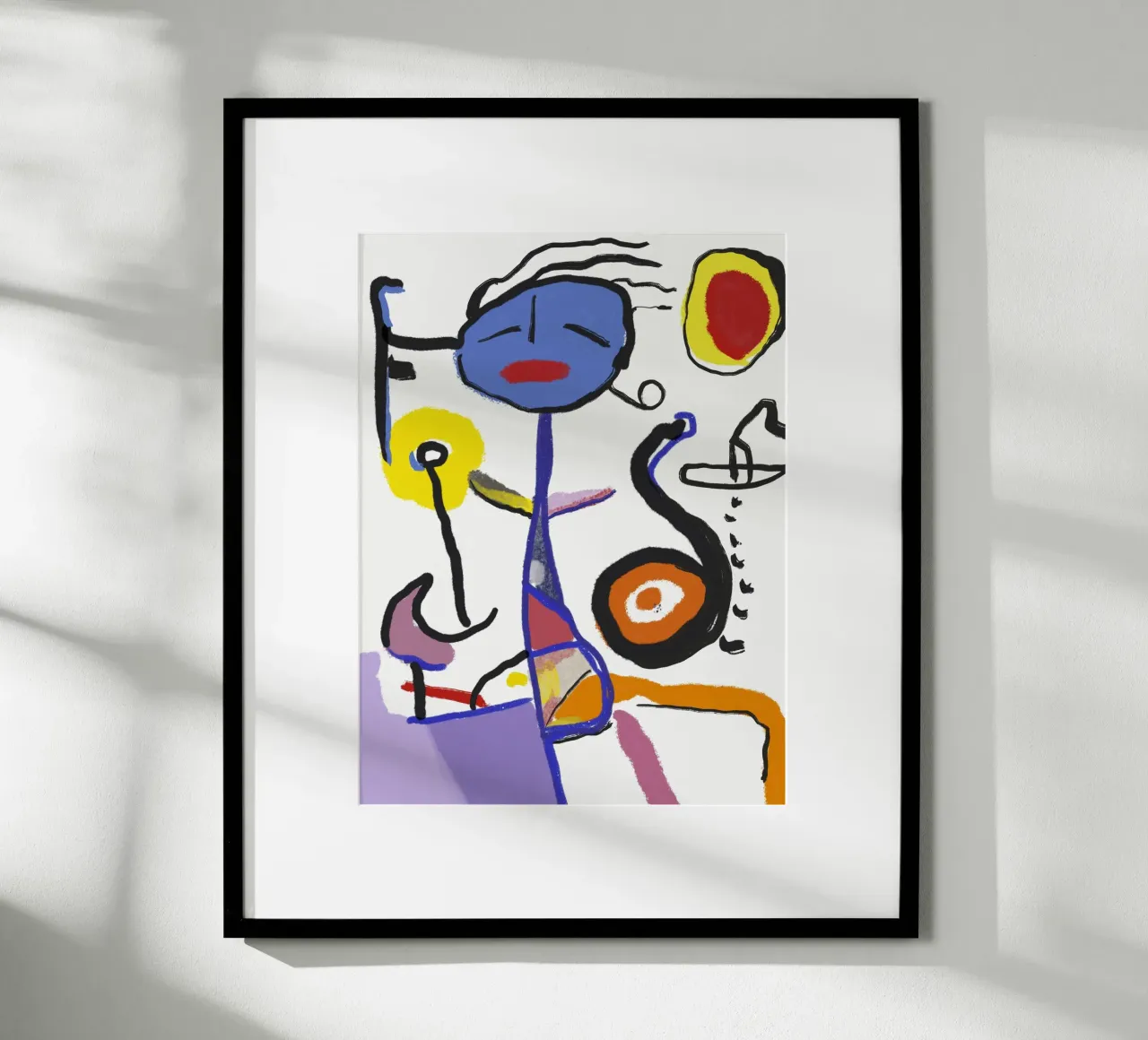 Bambino felice poster con telaio in plastica da Little Dean