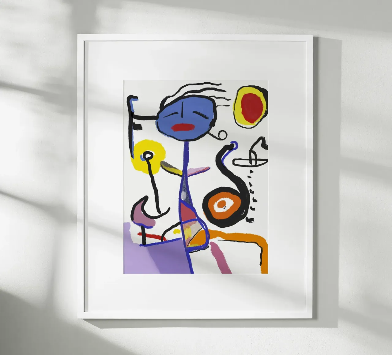 Bambino felice poster con telaio in plastica da Little Dean