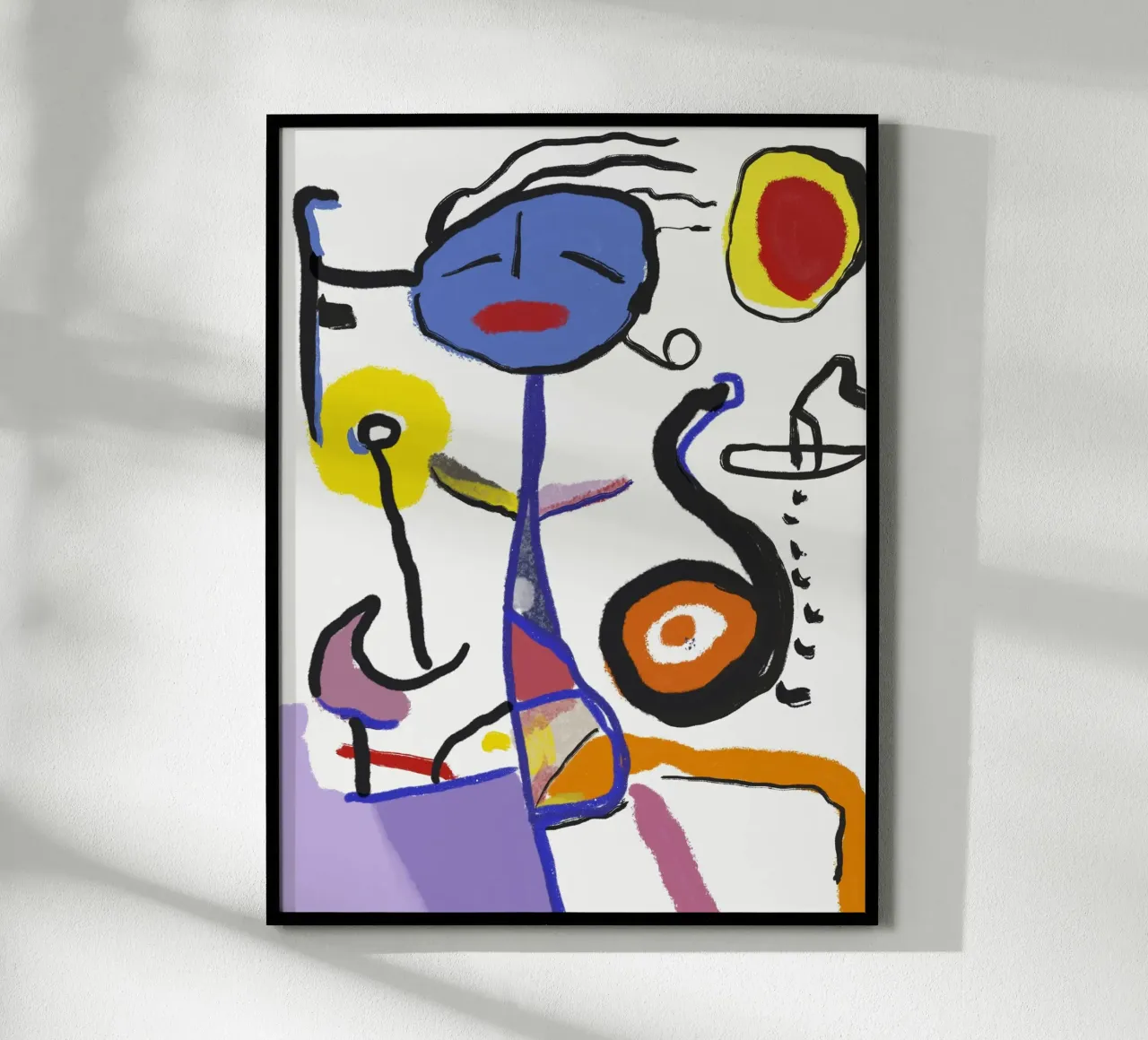 Bambino felice poster con telaio in plastica da Little Dean