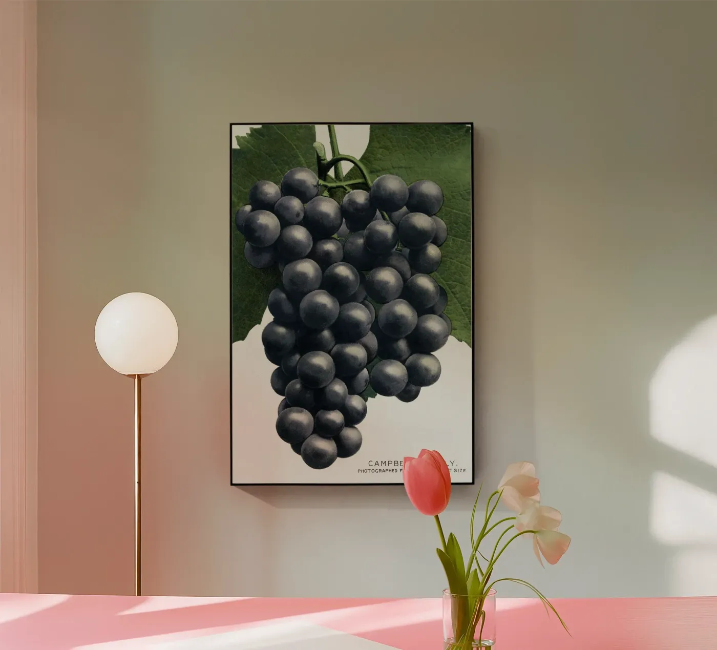 Campbell's Early Grape plexiglass da vintageshop