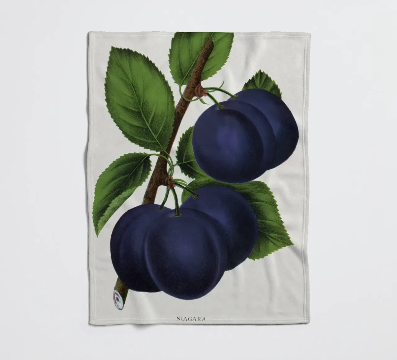 Niagara plum coperta in pile da vintageshop