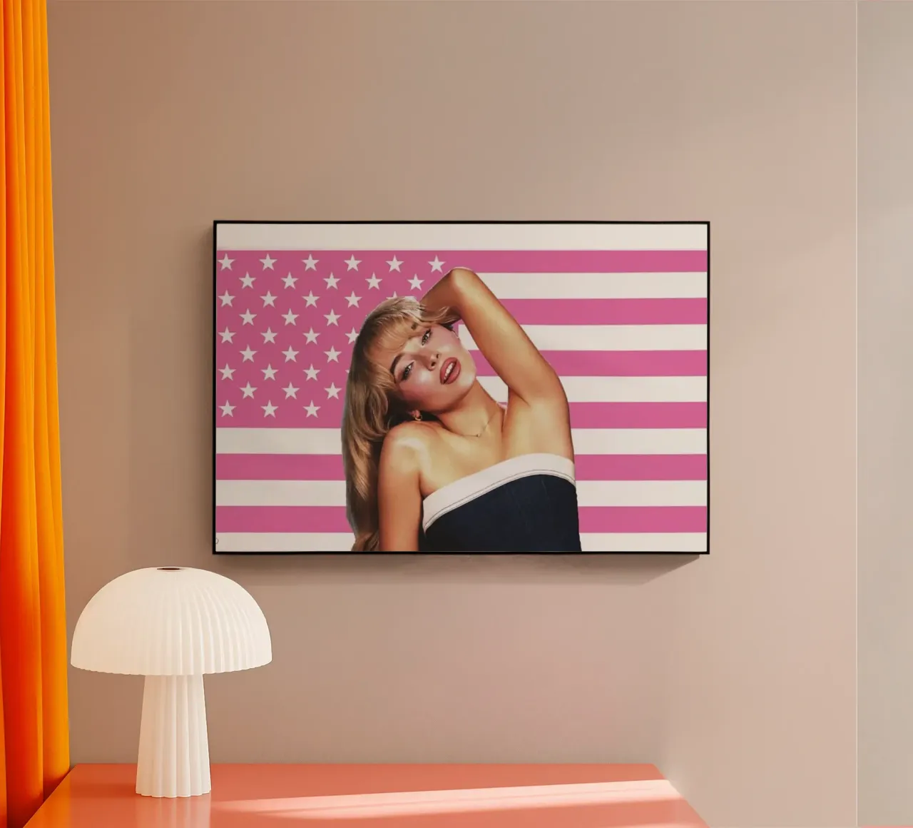 Sabrina Carpenter plexiglass da Attaboy Dsgn