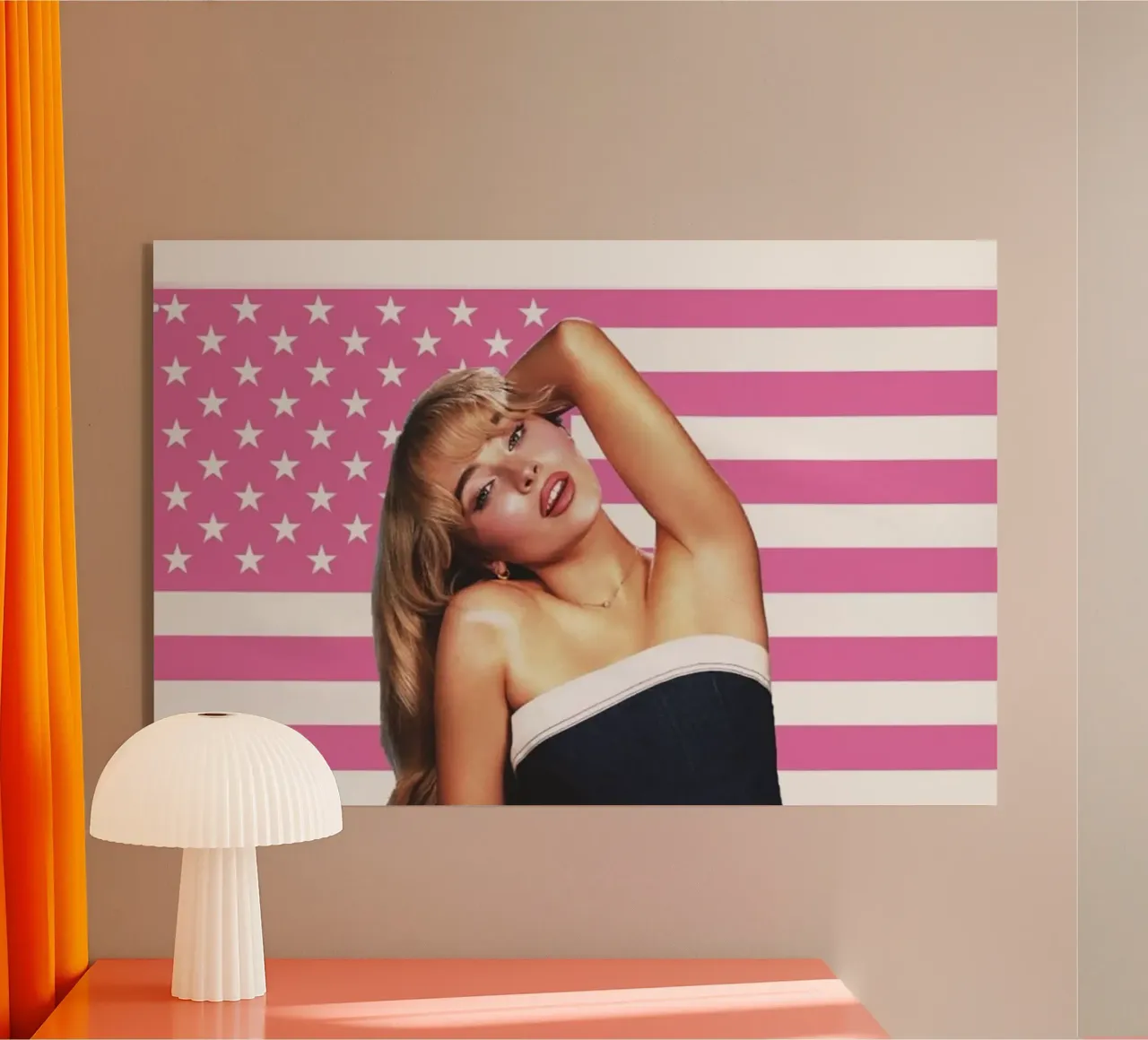 Sabrina Carpenter plexiglass da Attaboy Dsgn