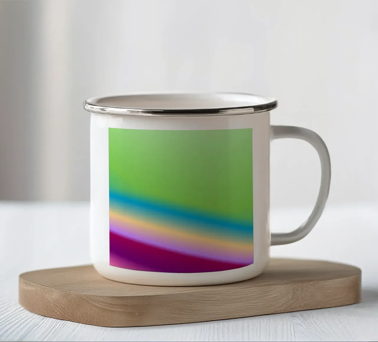 GIVING + RECEIVING (BLESSED BEYOND MEASURE) taza de esmalte de ÂME LIBRE STUDIO