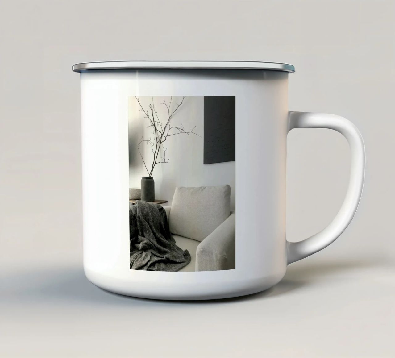 poltrona divano tazza in smalto da Earthly Visions