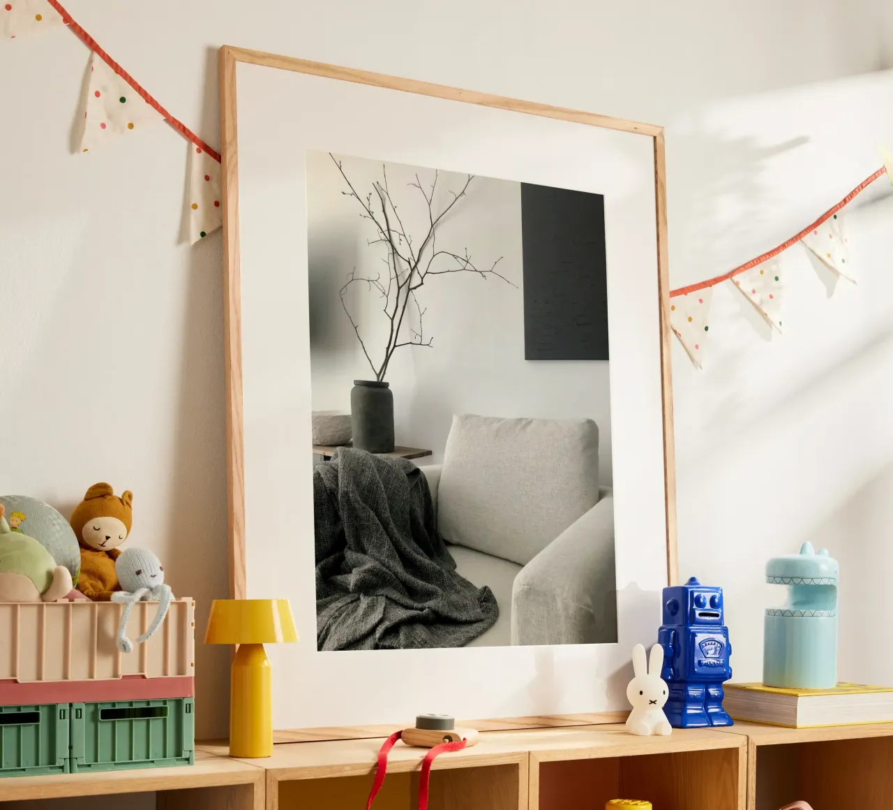 poltrona divano poster con telaio in alluminio da Earthly Visions