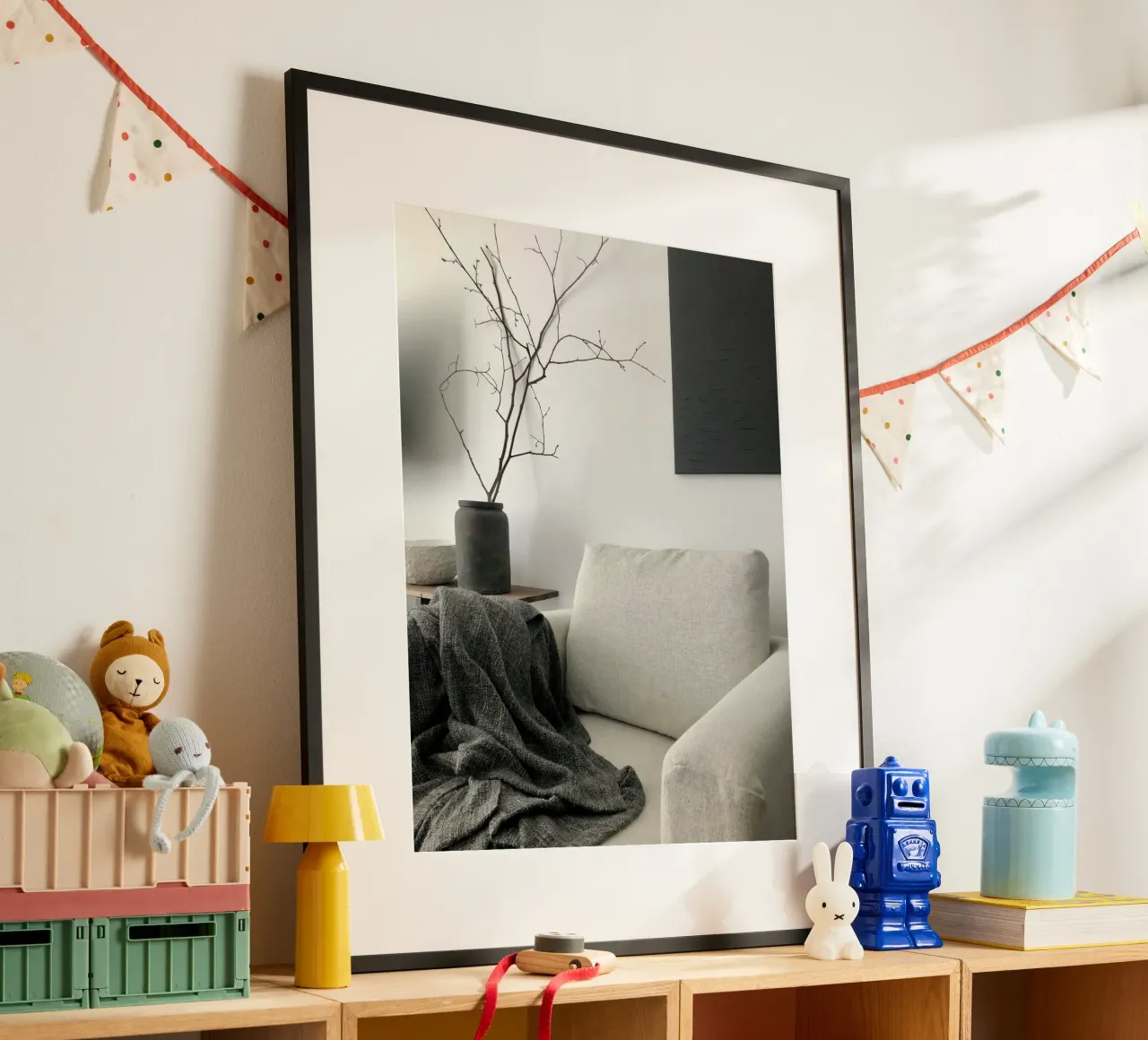 poltrona divano poster con telaio in alluminio da Earthly Visions